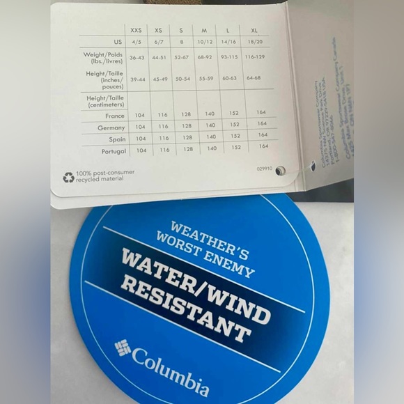 BNWT Columbia jacket - Picture 4 of 4